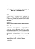 Verifying compliance with ballast water standards: a decision-theoretic approach